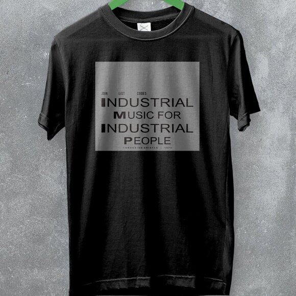 Michelle L Other - Throbbing Gristle 1975 Industrial Music For Industrial People Album T-Shirt 170